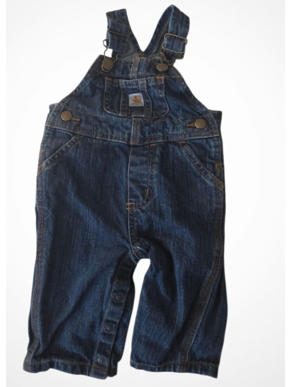 Vintage Style Carhartt Baby Denim Bib Overalls 6 Months